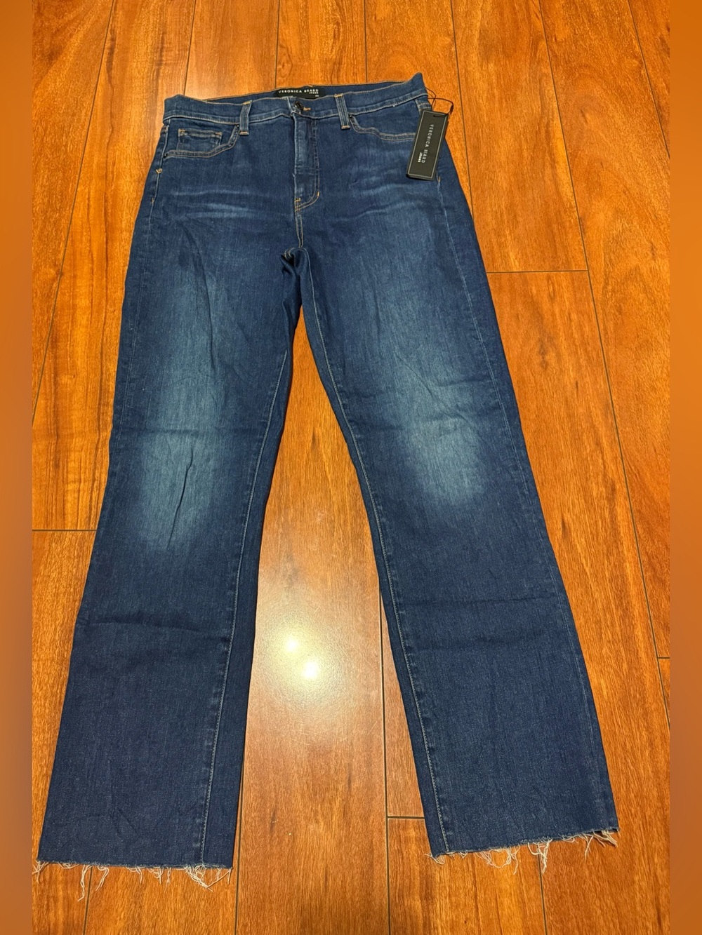 Veronica Beard Indigo Straight-Leg Jeans